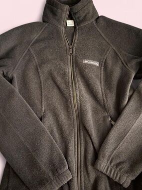 Columbia Men's Dark Gray Full-Zip Fleece Jacket